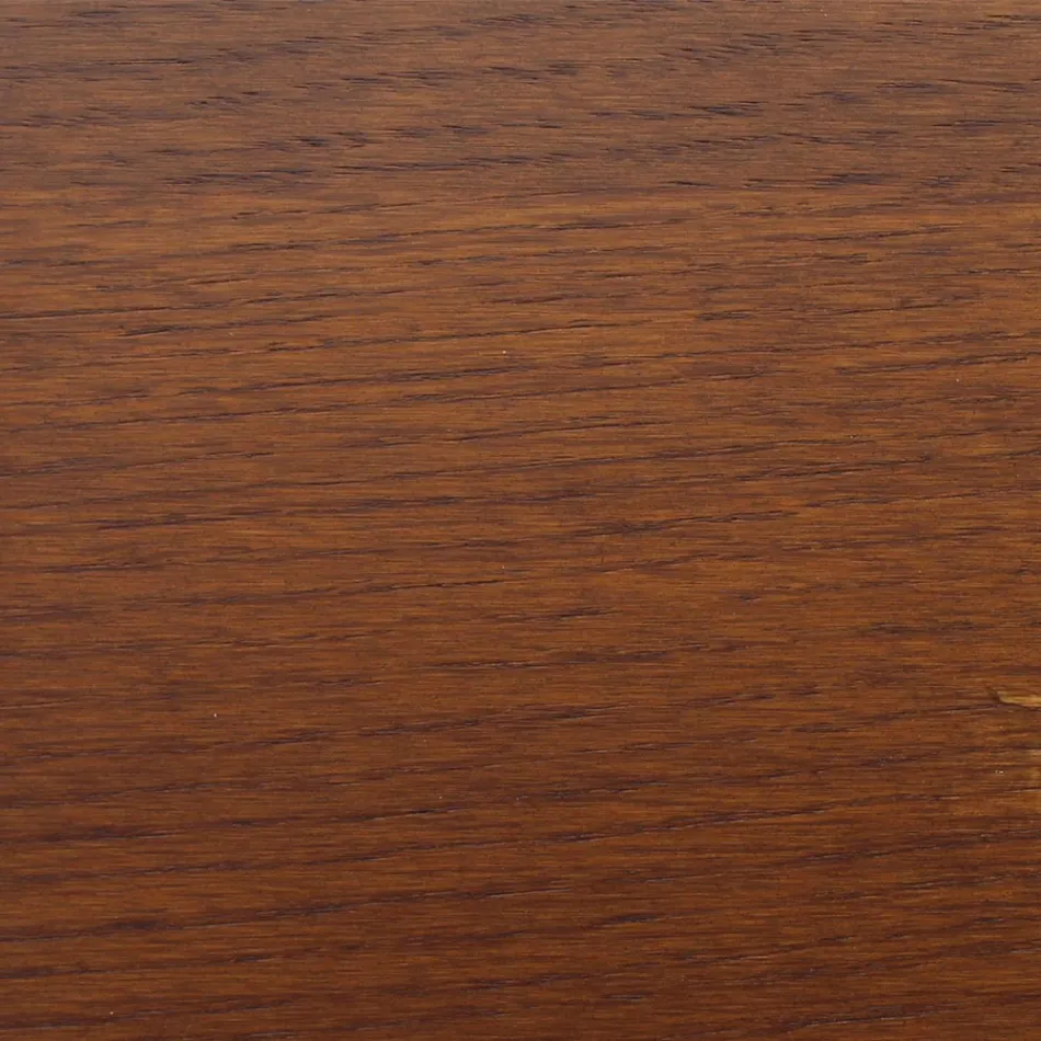 Table Tulipe Eero Saarinen H 73 Ovale en chêne teinté noyer foncé Made in Italy - Ecarlate Viadurini