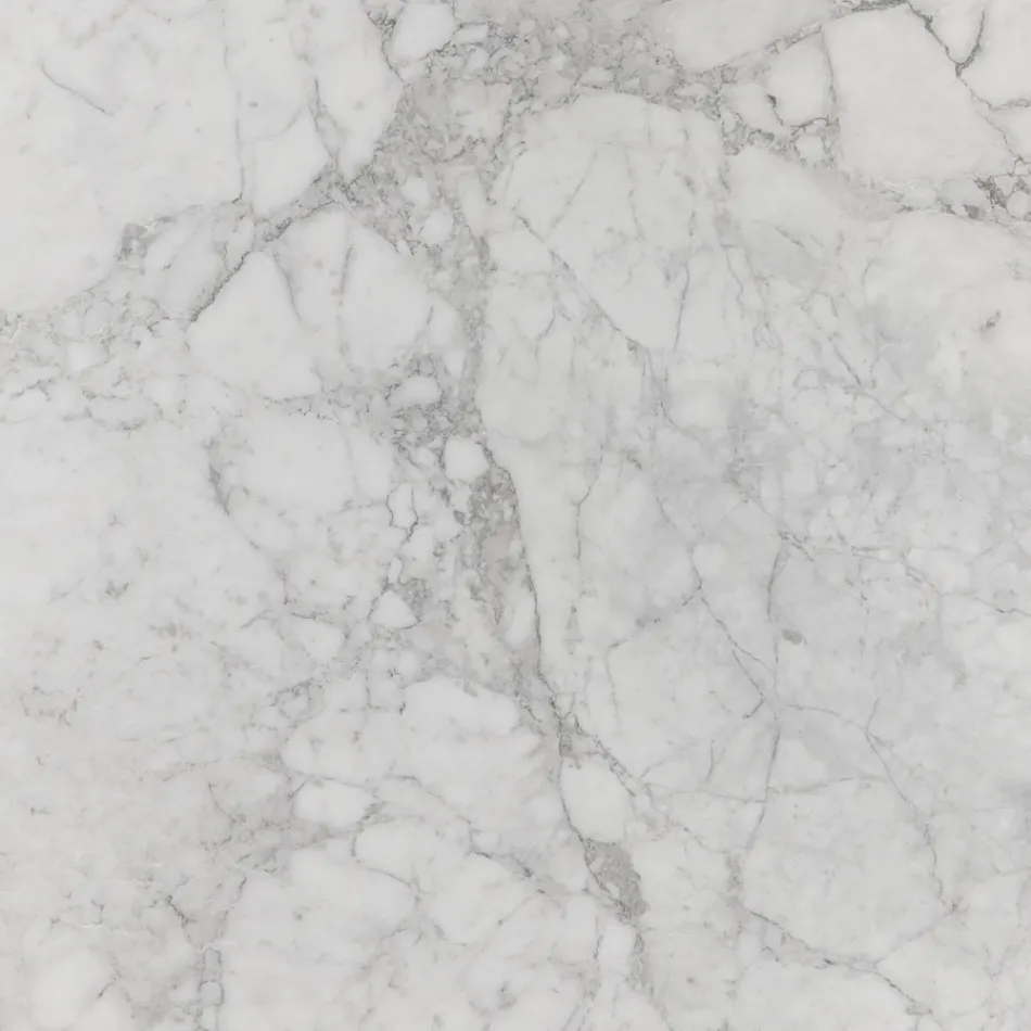 Eero Saarinen Tulip Table H 73 Round in Arabescato Marble Made in Italy - Scarlet Viadurini