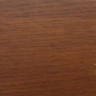 Eero Saarinen Tulip Table H 73 Round en chêne teinté noyer foncé Made in Italy - Scarlet Viadurini