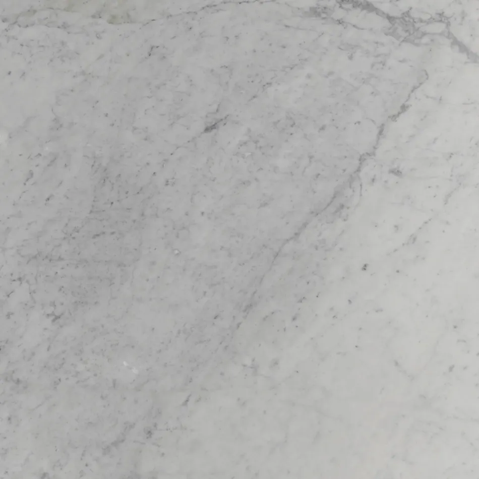 Table Tulipe Saarinen H 73 avec plateau ovale en marbre de Carrare Made in Italy - Ecarlate Viadurini