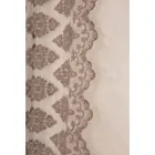 Rideau en lin léger avec organza et broderie gothique dans le centre de luxe - Marinella Viadurini