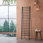 Radiateur hydraulique en acier au carbone noir fabriqué en Italie - Raggio Viadurini