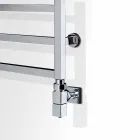 TERMOARREDO salle de bains design hydraulique, chrome, hiver H Scirocco Viadurini
