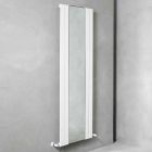 Radiateur de salle de bain vertical design en acier avec miroir 587 W - Picchio Viadurini