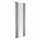 Radiateur de salle de bain vertical design en acier avec miroir 587 W - Picchio Viadurini