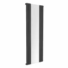 Radiateur de salle de bain vertical design en acier avec miroir 587 W - Picchio Viadurini