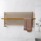 Radiateur en acier au carbone mixte beige, fabriqué en Italie - Solaris Viadurini