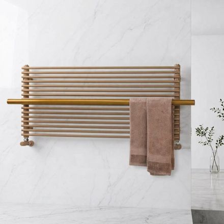 Radiateur en acier au carbone mixte beige, fabriqué en Italie - Solaris Viadurini