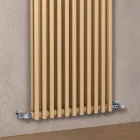 Radiateur avec système hydraulique en acier au carbone fabriqué en Italie - Crème Viadurini