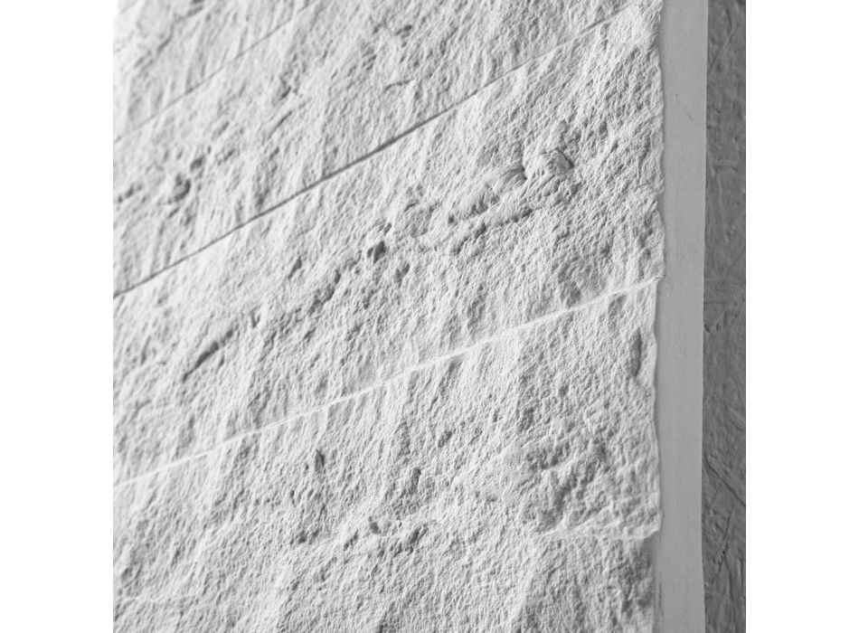 Radiateur décoratif avec système hydraulique en poudre de marbre italien - Terraa Viadurini