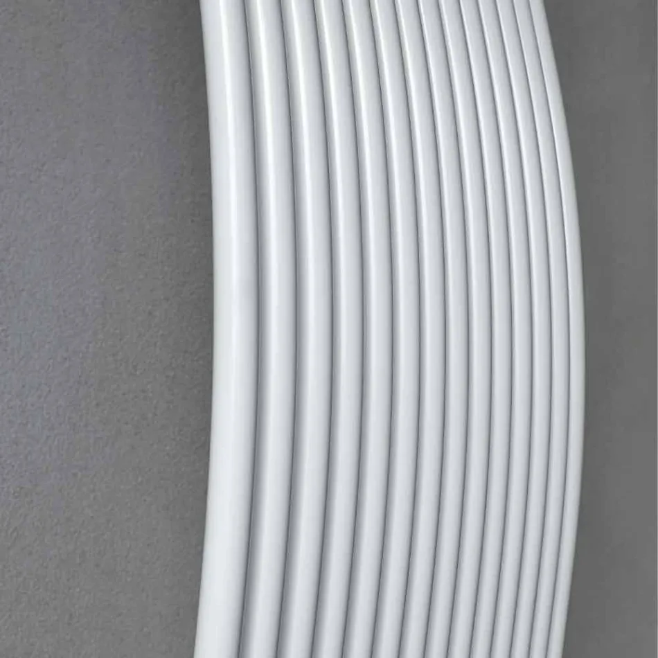 Radiateur De Salle De Bain Vertical Design Moderne Ondulé 1181 Watt - Tucano Viadurini