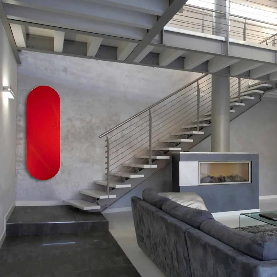 TERMOARREDO conception électrique Brian verre trempé, fabriqué en Italie Viadurini