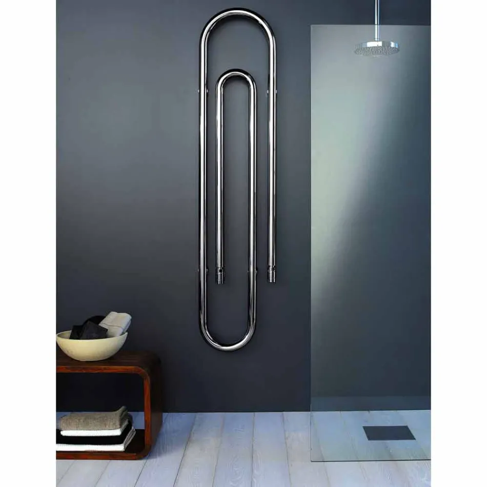 TERMOARREDO conception Staples hydraulique avec la finition de chrome par Scirocco H Viadurini