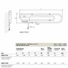 Radiateur électrique décoratif chromé Graffe par Scirocco H Viadurini
