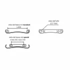 Radiateur de conception hydraulique vertical en aluminium jusqu'à 1061 watts - plié Viadurini