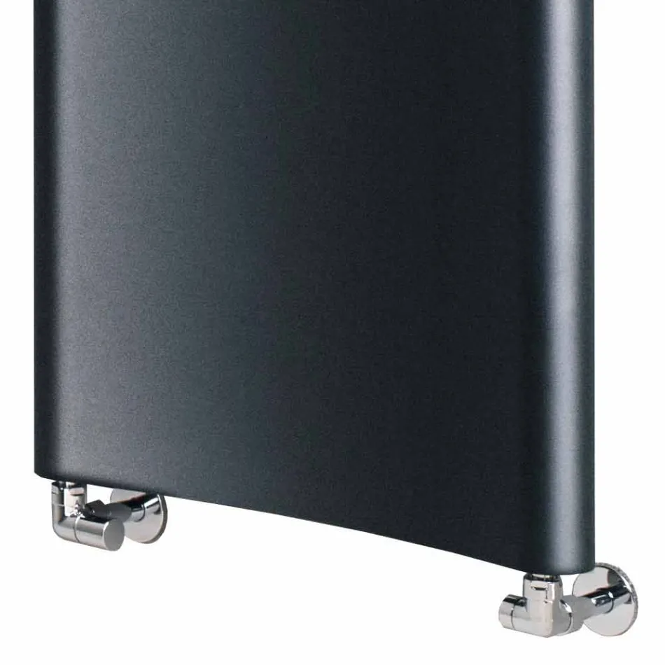 Radiateur de conception hydraulique vertical en aluminium jusqu'à 1061 watts - plié Viadurini