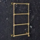 Radiateur modulaire électrique en laiton chromé ou doré à 200 W - Caesar Viadurini