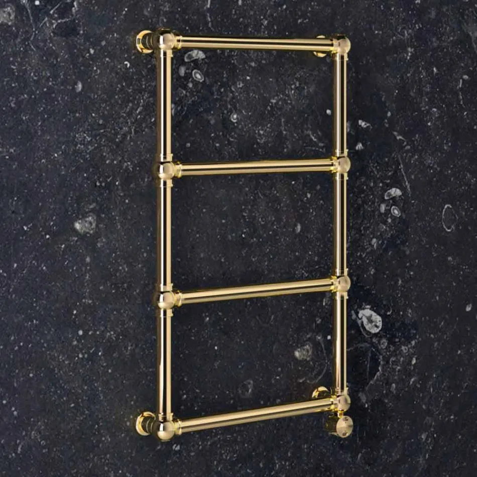 Radiateur modulaire électrique en laiton chromé ou doré à 200 W - Caesar Viadurini