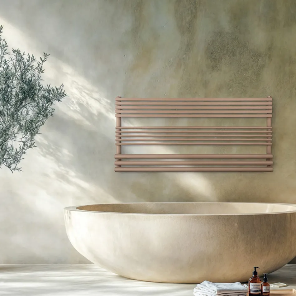 Radiateur électrique avec trois groupes d'éléments fabriqués en Italie - Ardore Viadurini