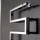 radiateur électrique chromé design moderne Snake H Scirocco Viadurini