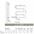 Radiateur électrique chromé de design moderne Snake par Scirocco H Viadurini
