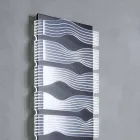 Radiateur électrique design pour salon ou salle de bain avec LED 1000 W - Shine Viadurini