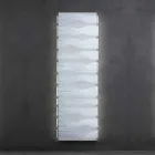 Radiateur électrique design pour salon ou salle de bain avec LED 1000 W - Shine Viadurini