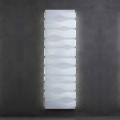 Radiateur électrique design pour salon ou salle de bain avec LED 1000 W - Shine