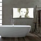 radiateur design électrique avec des photos en verre trempé Barry Viadurini