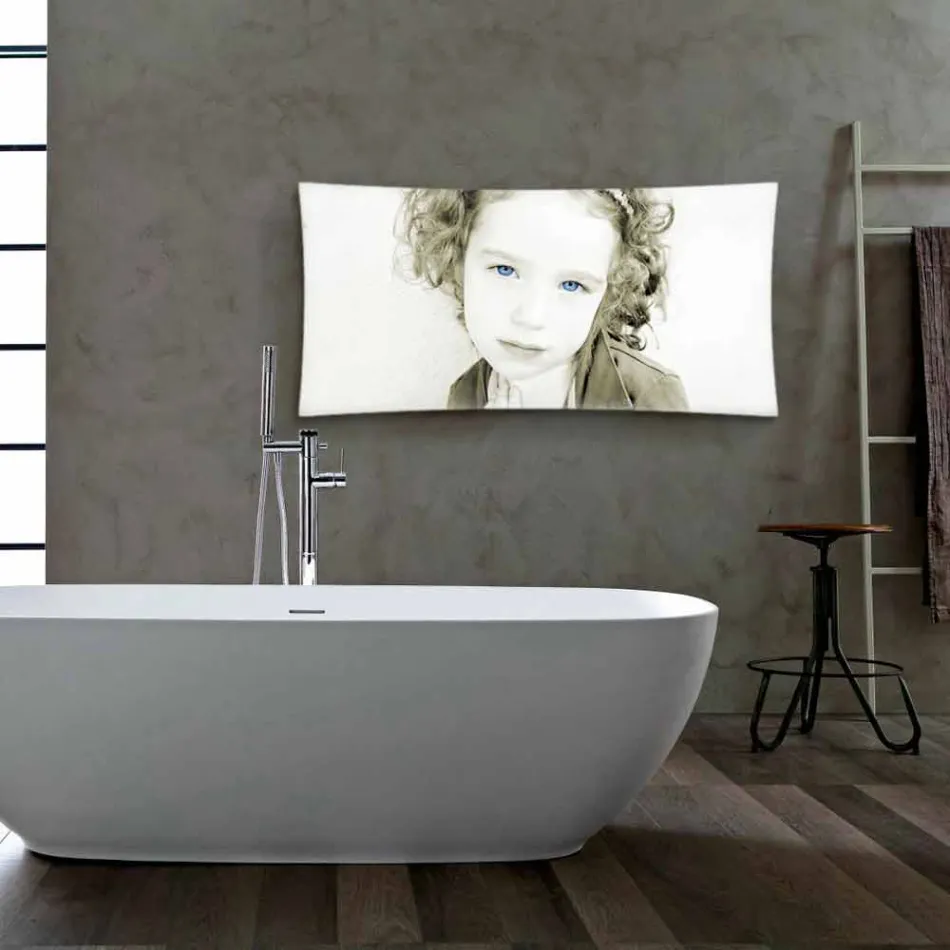 radiateur design électrique avec des photos en verre trempé Barry Viadurini