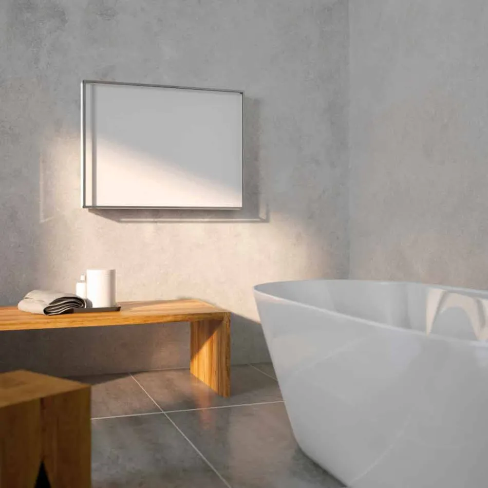 radiateur design électrique, couvercle en acier, Scirocco H Lumière Viadurini