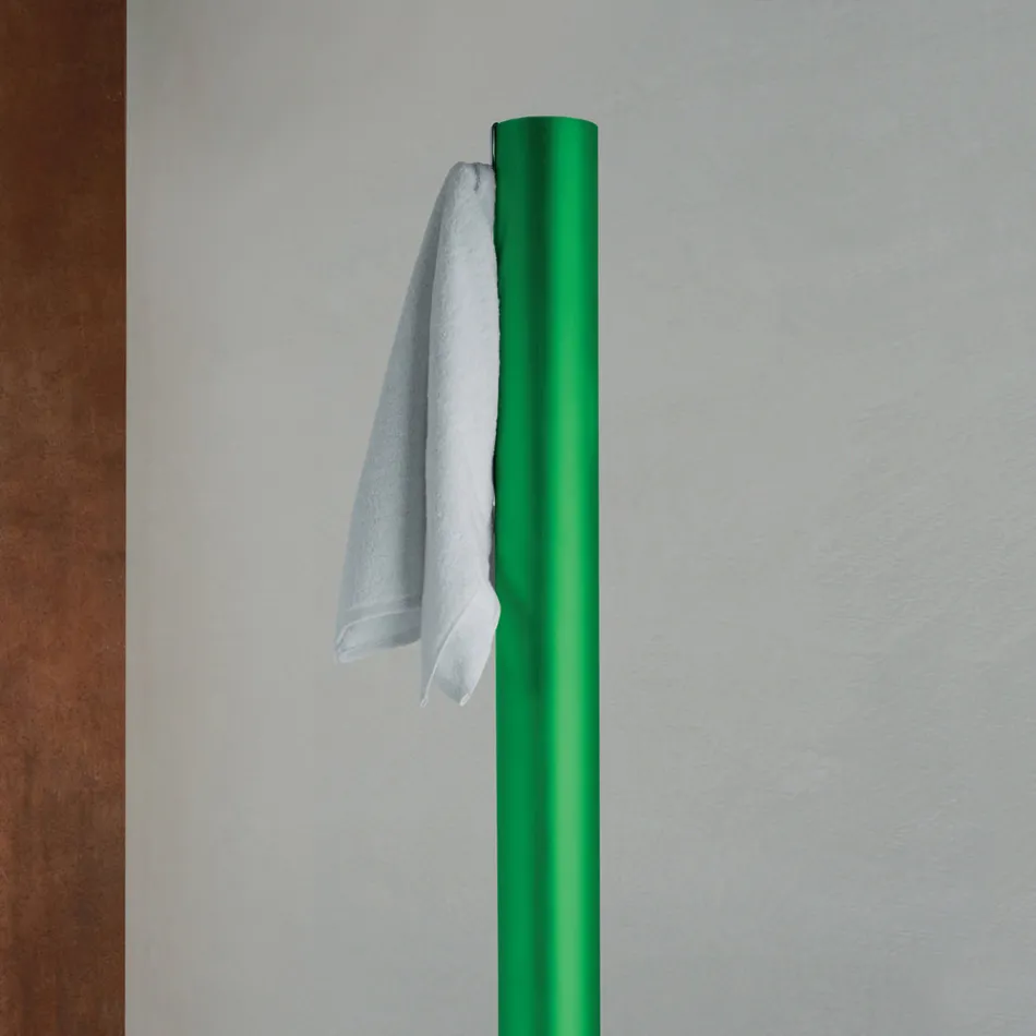 Radiateur électrique sur pied en aluminium fabriqué en Italie - Biscotti Viadurini