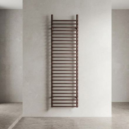 Radiateur électrique en acier au carbone, brun et cuivre, fabriqué en Italie - Ignis Viadurini