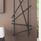 Radiateur électrique en acier avec tubes à section ronde fabriqué en Italie - Aléatoire Viadurini