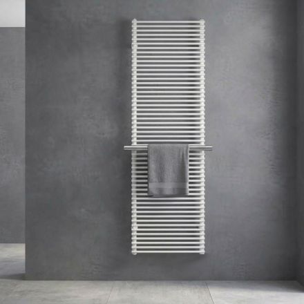 Radiateur électrique en acier de différentes tailles, fabriqué en Italie - Support Viadurini