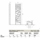 radiateurs électriques en acier, le style métropolitain Mikado H Scirocco Viadurini