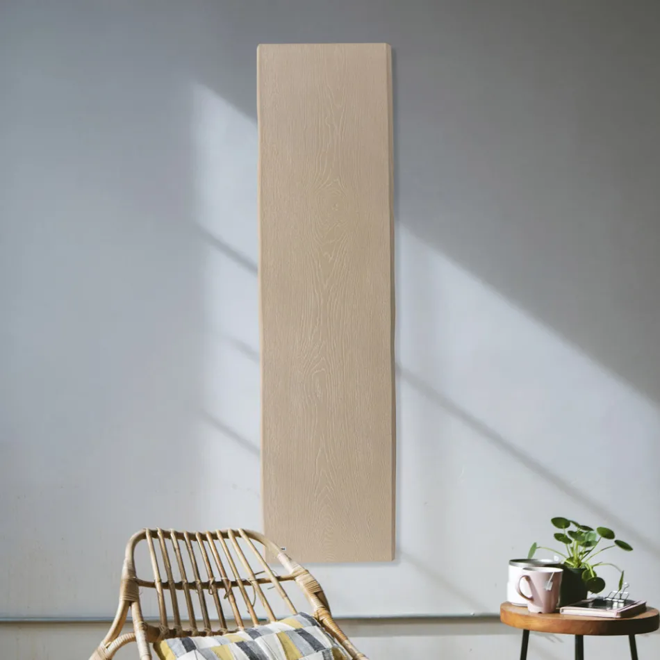 Radiateur électrique en poudre de marbre italien effet bois - Wood50 Viadurini