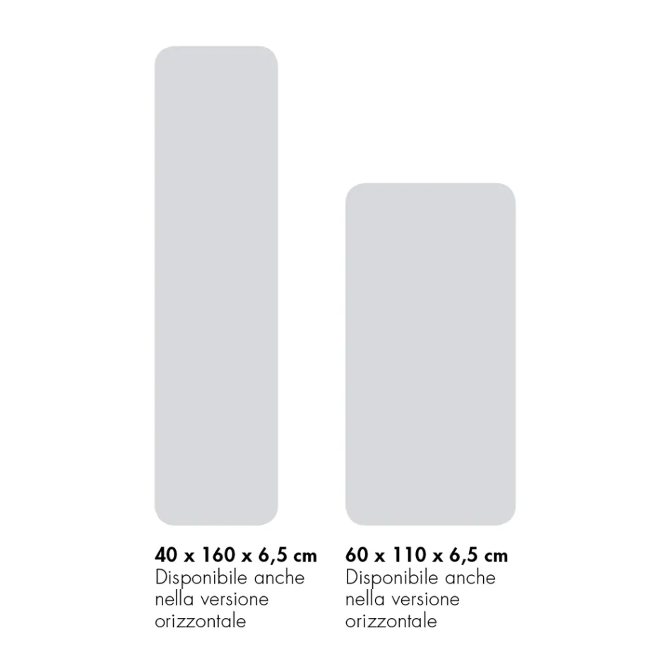 Radiateur électrique en poudre de marbre italien jusqu'à 1000 Watt - Stilee Viadurini