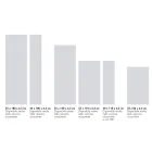 Radiateur électrique en poudre de marbre italien lisse 1200W - Linee Viadurini