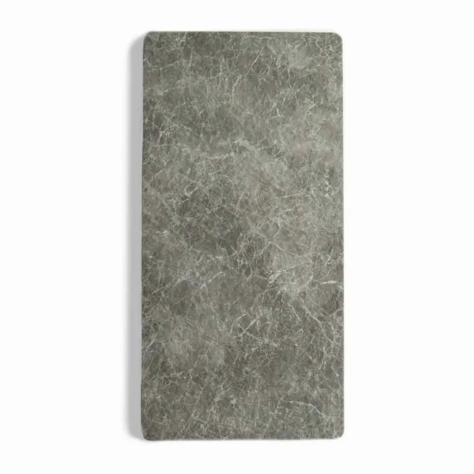 Radiateur en verre trempé électrique avec fini pierre Jonny Viadurini