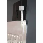 Radiateur en verre trempé électrique avec fini pierre Jonny Viadurini