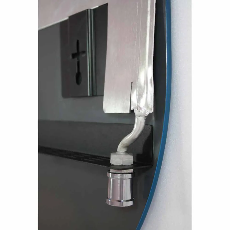 Radiateur en verre trempé électrique avec fini pierre Jonny Viadurini