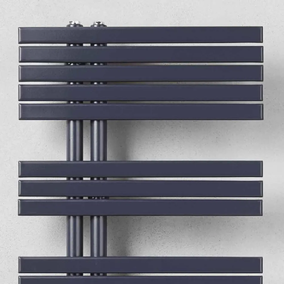 Radiateur électrique mural design moderne pour salle de bain 400 W - paon Viadurini