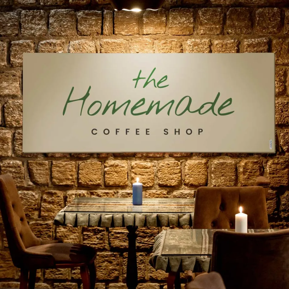 Radiateur électrique personnalisable en poudre de marbre fabriqué en Italie - Lineep Viadurini