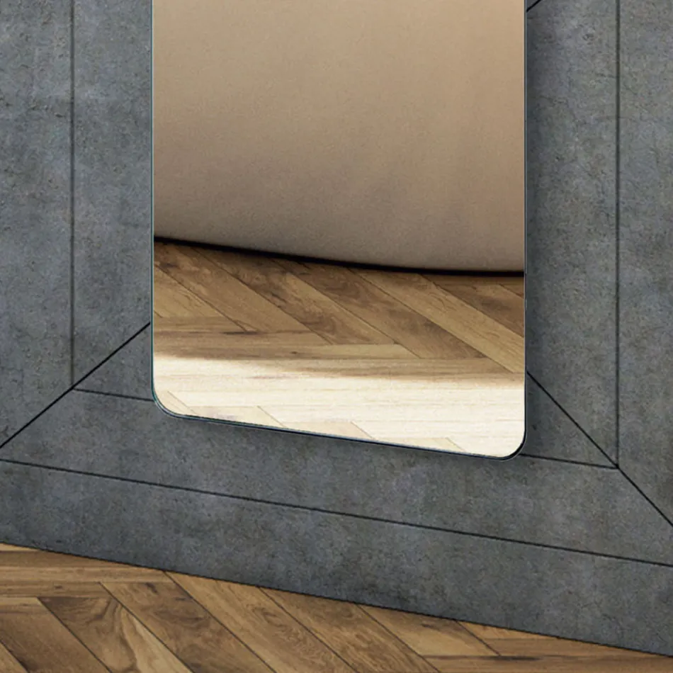 Radiateur électrique en verre et aluminium fabriqué en Italie - Glaze Viadurini