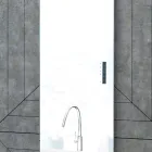 Radiateur électrique en verre et aluminium fabriqué en Italie - Glaze Viadurini