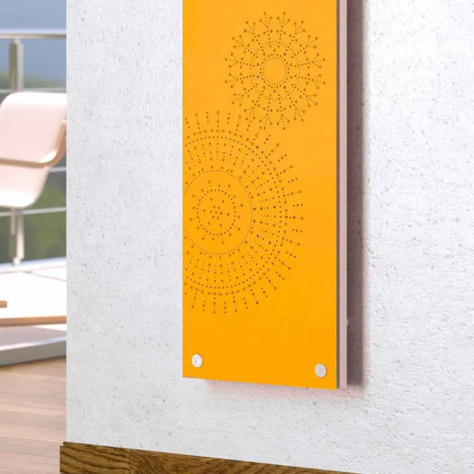 Radiateur électrique vertical avec la conception de couvercle New Robe Scirocco H Viadurini