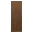 Radiateur hybride finition Corten en poudre de marbre italien - Lines Viadurini