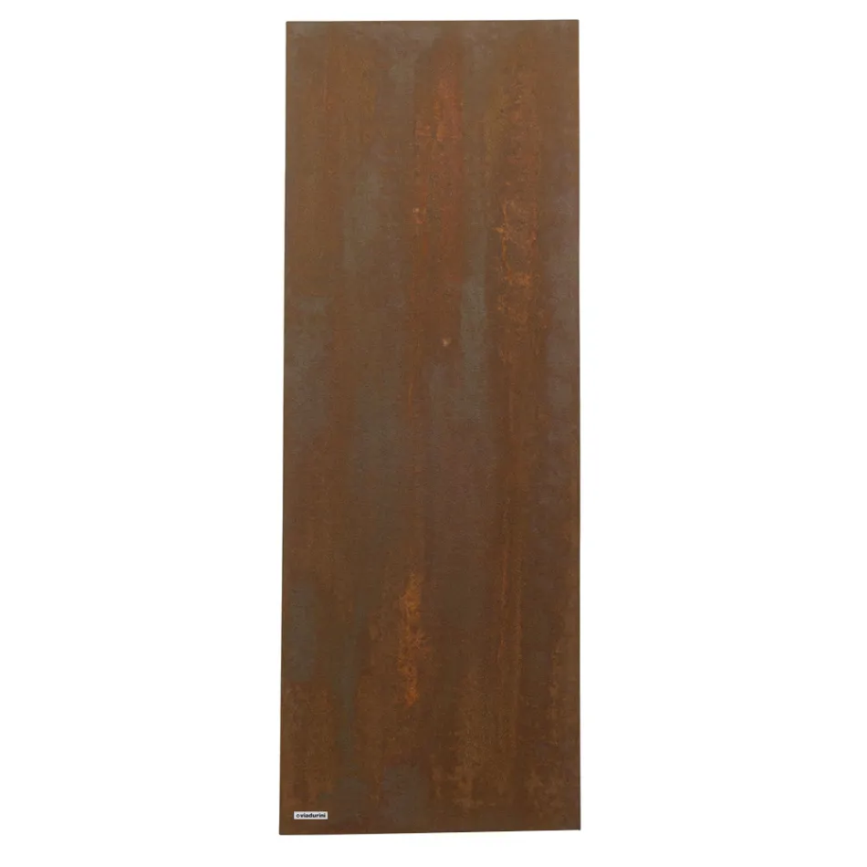 Radiateur hybride finition Corten en poudre de marbre italien - Lines Viadurini