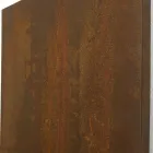 Radiateur Hybride Finition Corten en Poudre de Marbre Italien - Lignes Viadurini